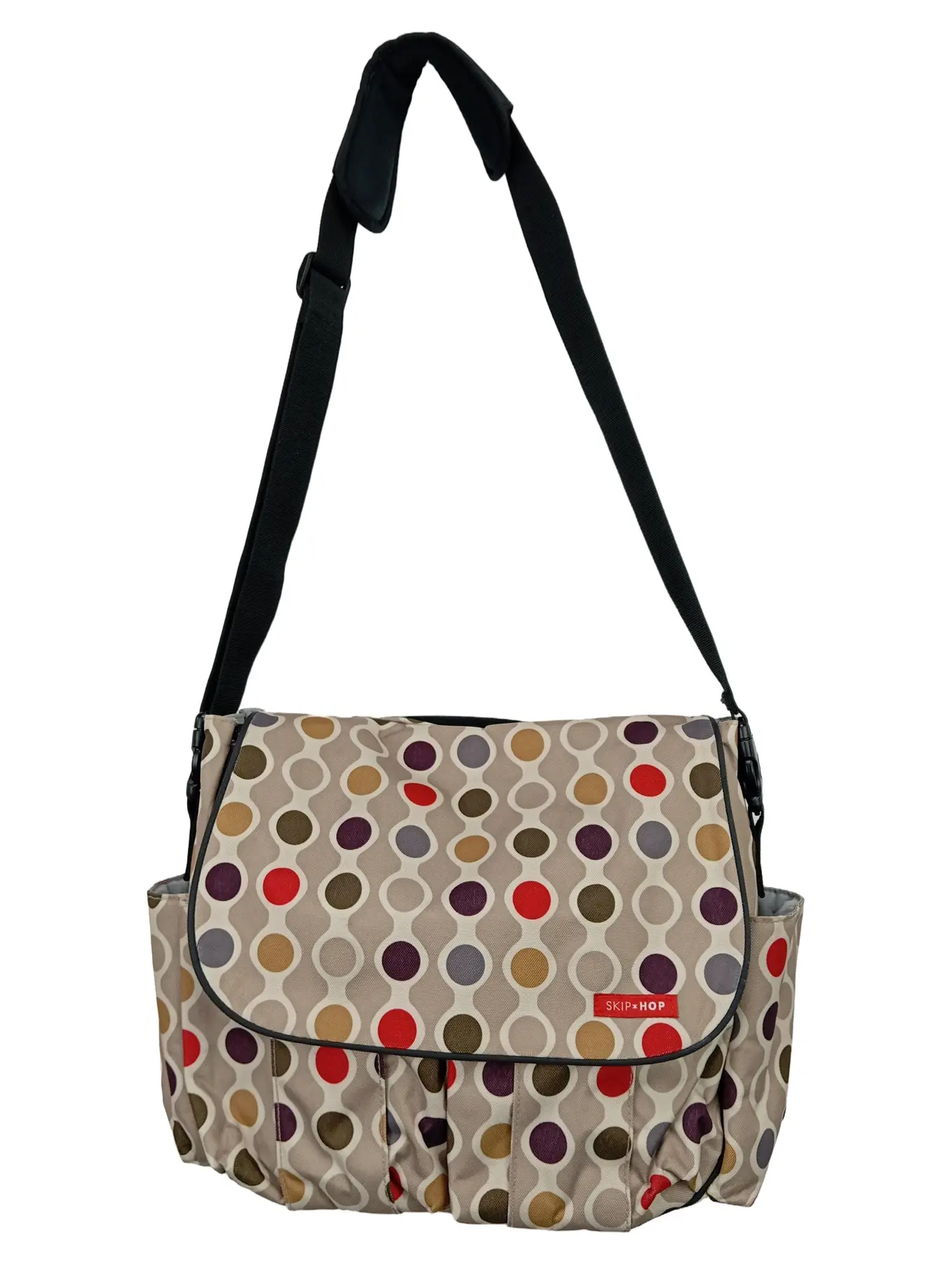 SKIP HOP Wickeltasche Mehrfarbig Punkte Baby Windeltasche Schultertasche 36x29cm