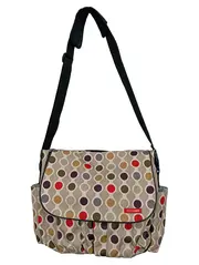 Vorschaubild 1 von Wickeltasche Mehrfarbig Punkte Baby Windeltasche Schultertasche 36x29cm