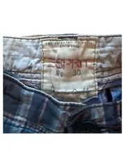 Vorschaubild 3 von Cargo Shorts Herren Gr. 33 kariert Baumwolle Freizeithose