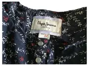 Vorschaubild 4 von Pepe Jeans Kinder Sommerkleid Gr. 146 Blau Blumenmuster Feminin