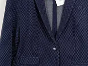 Vorschaubild 2 von Damen Blazer Gr. 36/S Blau Gepunktet Casual Business