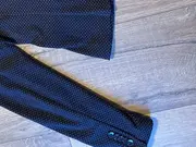 Vorschaubild 4 von Damen Blazer Gr. 36/S Blau Gepunktet Casual Business