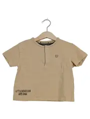 Vorschaubild 1 von Baby T-Shirt Little Bear Cub Schriftzug Stickerei Beige Gr. 92