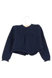 Vorschaubild 1 von baby GAP Kinder Strickjacke Gr. 86 Blau Casual Lochmuster Langarm