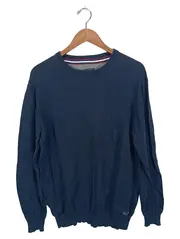 Vorschaubild 1 von Herren Pullover Gr. 50/L Blau Baumwolle Casual