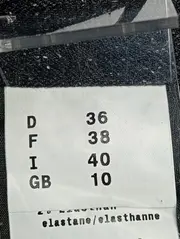 Vorschaubild 4 von Damen Kostüm mit Rock Gr. 36/S Schwarz Business Elegant Schurwolle