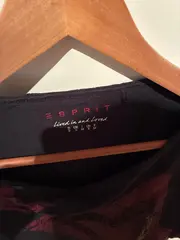 Vorschaubild 5 von Damen T-Shirt Grau S mit Sternenprint Pailletten Casual Baumwolle