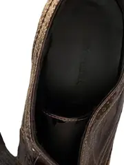 Vorschaubild 7 von Damen Brogues Schnürschuhe Lackleder Braun Gr. 38