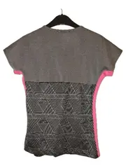 Vorschaubild 4 von Sport Shirt Mädchen Gr. 152 Grau Pink Geometrisch Funktionsshirt