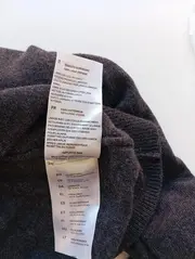 Vorschaubild 4 von Herren Pullover Gr. 48/M Grau Schurwolle Klassisch Elegant