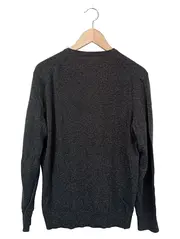 Vorschaubild 2 von Herren Pullover Gr. 48/M Grau Schurwolle Klassisch Elegant