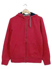 Vorschaubild 1 von Herren Sweatjacke Kapuzenjacke Zip Hoodie Rot Gr. S