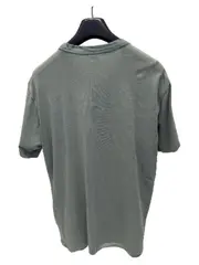 Vorschaubild 2 von U Herren T-Shirt Gr. L Basic Grün Baumwolle Rundhals