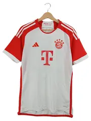 Vorschaubild 1 von FC Bayern München Trikot Herren Gr. M Sané 10 Rot Weiß 23/24