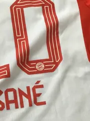 Vorschaubild 5 von FC Bayern München Trikot Herren Gr. M Sané 10 Rot Weiß 23/24