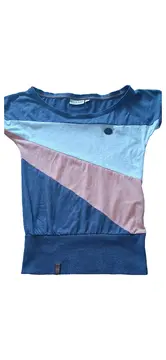 Vorschaubild 1 von Damen T-Shirt Casual Mehrfarbig Gr. 36/S Baumwolle