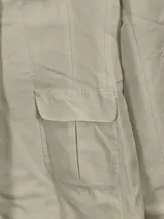 Vorschaubild 3 von Damen Blazer Gr. 38 M Beige Viskose Leinen Business