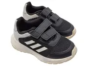 Vorschaubild 1 von Kinder Sneaker Low Gr. 24 Schwarz Grau Klettverschluss Sportschuhe