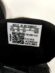 Vorschaubild 6 von Kinder Sneaker Low Gr. 24 Schwarz Grau Klettverschluss Sportschuhe