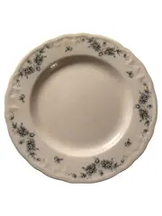 Vorschaubild 1 von Essteller 25cm Beige Klassisch Blumenmuster Porzellan