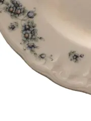 Vorschaubild 2 von Essteller 25cm Beige Klassisch Blumenmuster Porzellan