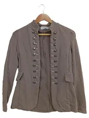 Vorschaubild 1 von Damen Blazer Jacke Gr. 36 Braun Elegant Zierknöpfe