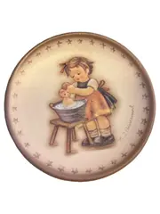 Vorschaubild 1 von M.I. Hummel Sammelteller Mädchen 1993 Hum 993 Porzellan Beige 8cm