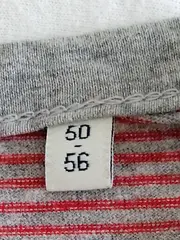 Vorschaubild 4 von Langarmshirt Kinder Gestreift Baumwolle Knopfleiste Gr. 56