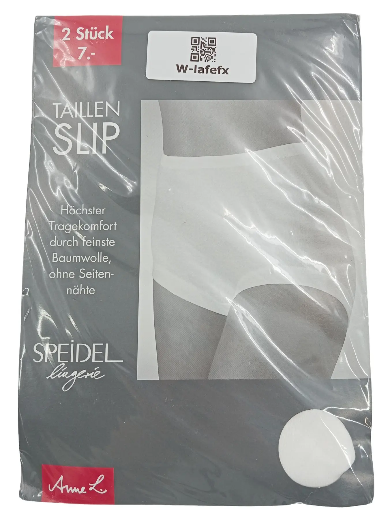 SPEIDEL Damen Slip Gr. 42/XL Weiß Baumwolle Basic Komfort