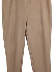 Vorschaubild 3 von Damen Stoffhose Beige Gr. 42 Business Elegant Polyester Zugband
