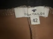 Vorschaubild 6 von Damen Stoffhose Beige Gr. 42 Business Elegant Polyester Zugband