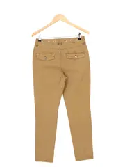 Vorschaubild 2 von Damen Stoffhose Gr. W36/44/XXL Beige Casual Baumwolle