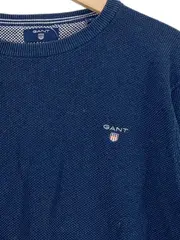 Vorschaubild 3 von Pullover Herren Casual Blau Gr. 50/L Baumwolle Langarm