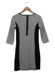 Vorschaubild 2 von Etuikleid Damen Gr. 36/S Grau Business Bleistiftkleid 3/4 Arm