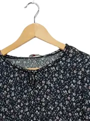 Vorschaubild 2 von Damen Bluse Blumenmuster Langarm Gr. 38