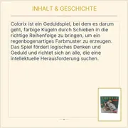 Vorschaubild 4 von Colorix Geduldspiel Denkspiel Logikspiel für Kinder & Familie