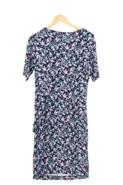 Vorschaubild 2 von Damen Freizeitkleid Gr. 38 Mehrfarbig Casual Vintage Blumenmuster