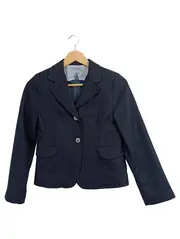 Vorschaubild 1 von Blazer Jacke Mädchen Klassisch Uni Blau Gr. 152 Herbst