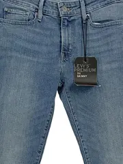 Vorschaubild 2 von 711 Skinny Jeans Damen Blau W27 L36 Cut-Outs Riss