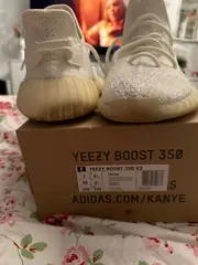 Vorschaubild 4 von Yeezy Boost 350 V2 Herren Sportschuhe Sneaker Beige Größe 40