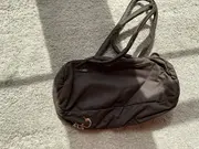 Vorschaubild 4 von Damen Umhängetasche Braun Casual Stoff Handtasche 25x15cm