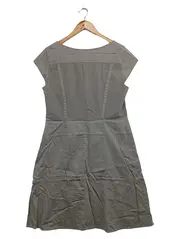 Vorschaubild 2 von TAIFUN Blusenkleid Damen 40/L Grau Klassisch Elegant Hemdblusenkleid