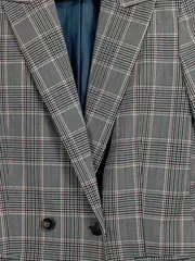 Vorschaubild 2 von Damen Business Blazer Grau Kariert Gr. 38