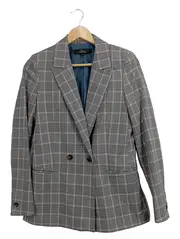 Vorschaubild 1 von Damen Business Blazer Grau Kariert Gr. 38