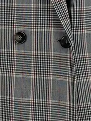 Vorschaubild 3 von Damen Business Blazer Grau Kariert Gr. 38
