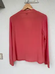 Vorschaubild 2 von Damen Strickjacke Pink Gr. 42 Elegant Langarm