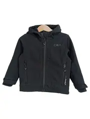 Vorschaubild 1 von Kinder Leichte Jacke Schwarz Gr. 92 mit Kapuze Outdoor
