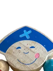 Vorschaubild 3 von Holz Motorikspielzeug Baby Kinder Greifling Nautisch Mehrfarbig