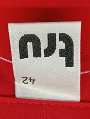 Vorschaubild 3 von Damen Hemdbluse Rot Gr. 42/L Casual Langarm Bluse Polyester