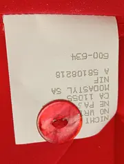 Vorschaubild 5 von Damen Hemdbluse Rot Gr. 42/L Casual Langarm Bluse Polyester